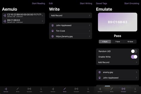 ios nfc tag emulation|aemulo nfc.